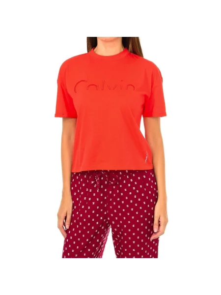 Tricou Calvin Klein Jeans roșu