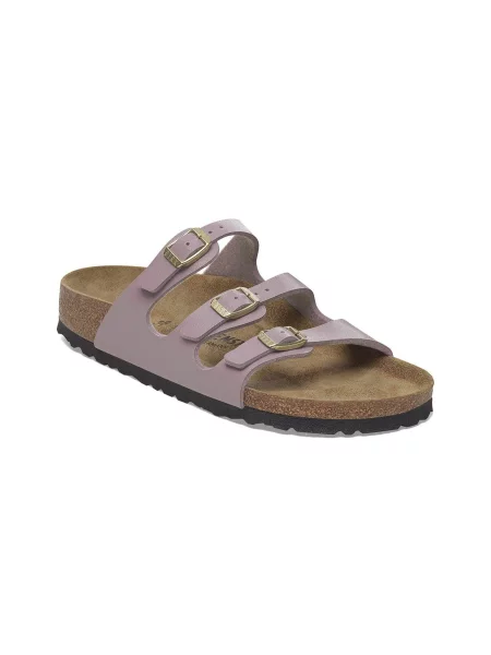 Birkenstock Florida III PAP Flex Platform Birko-Flor Narrow Fit Graceful Faded Purple Kobiety Sandały Birkenstock Size: fioletowy