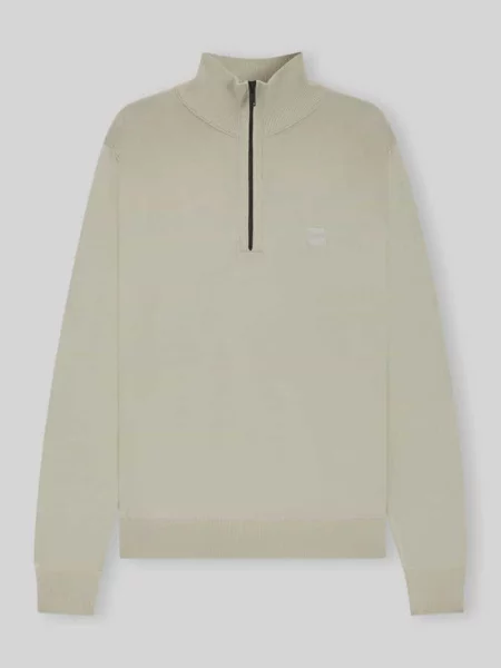 Bluza z kołnierzem o kroju regular fit z mieszanki bawełny kaszmiru model ‘KANOBIX_S’ Boss Orange
