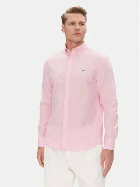 Πουκάμισο Tommy Hilfiger ροζ