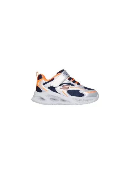 Skechers Tenisice Meteor-Lights Glow-Strider Srebrna siva