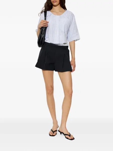 Decupat top Alexander Wang alb