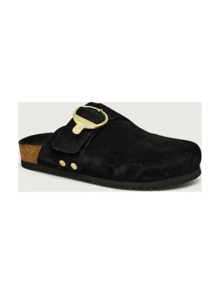 Barbour Mules încălțăminte Kyra | piele întoarsă negru