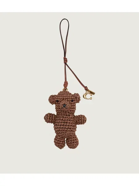 Coach Függő fülbevaló Bear barna