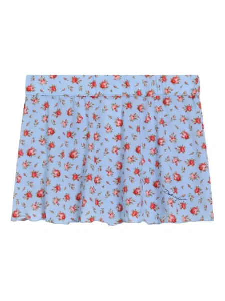 Spódnica mini dziecięca Dolce And Gabbana niebieska