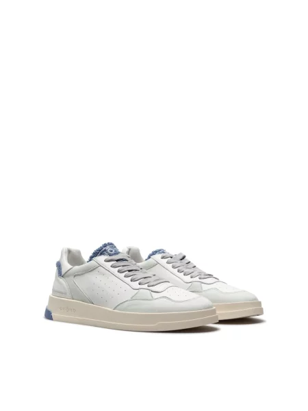 Sneakersy Ghoud skórzane białe