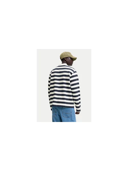 Jack & Jones Polo majica Bleecker Mornarsko Loose Fit modra