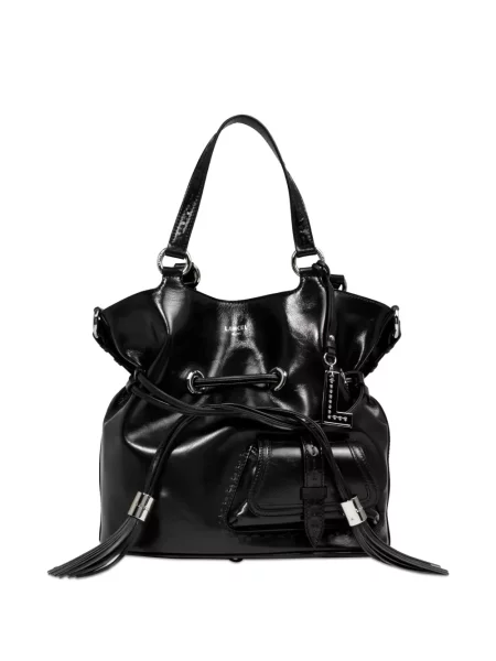 Geanta de piele Lancel din piele negru