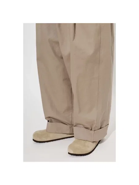 Klapki Birkenstock skórzane beżowe