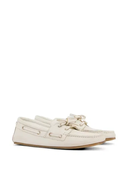 Loafer Gucci nyakkendővel autogrammal fehér