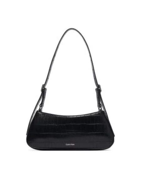 Calvin Klein Rankinė Ck Croc Small Shoulder Bag juoda