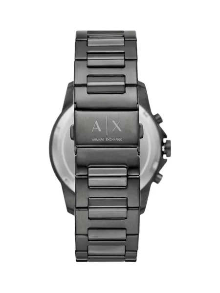 Годинник і браслет Armani Exchange чорний
