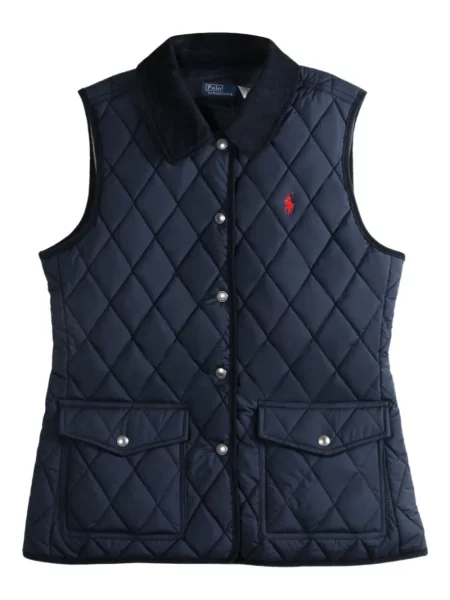 Pikowana kamizelka Polo Ralph Lauren niebieska