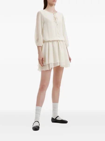 Rochie mini B+ab cu legături