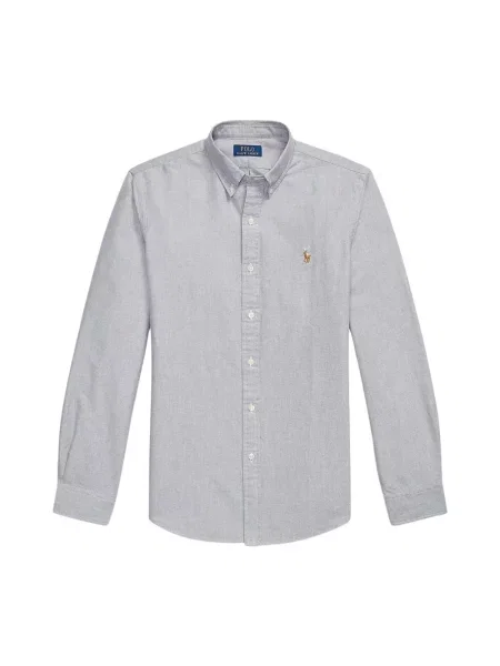 Koszula Polo Ralph Lauren z twillu szara