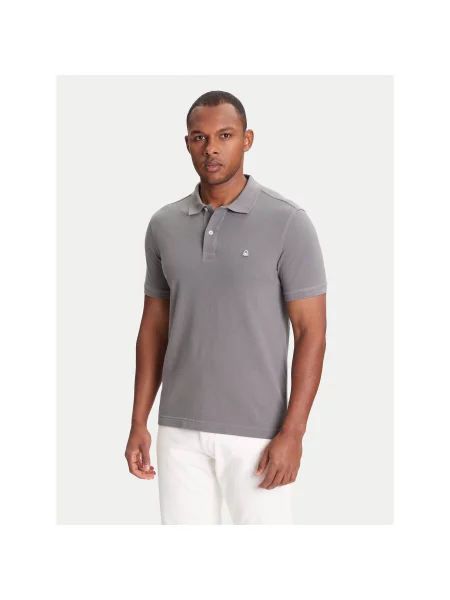 United Colors Of Benetton Polo majica Regular Fit siva