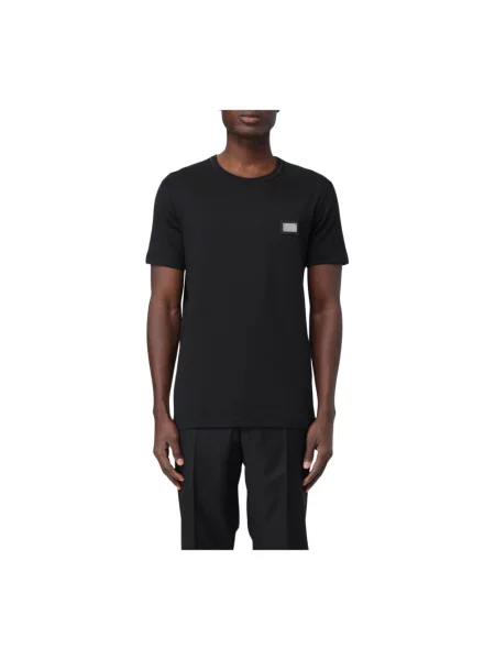 Dolce & Gabbana Koszulki Mężczyzna M Logo Plaque T-Shirt czarny