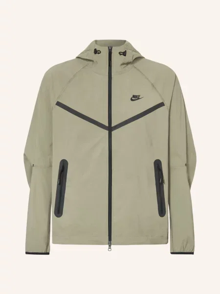 Nike Bunda Tech olivová černá