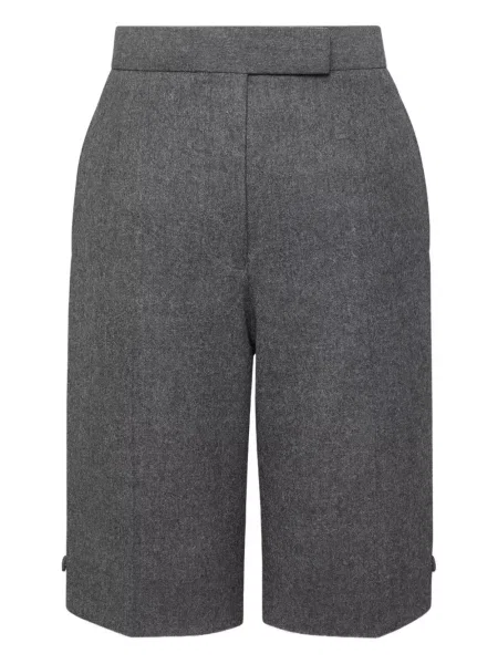 Bermude Thom Browne de lână gri