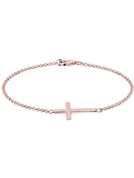 ELLI Zapestnica rožnato zlata