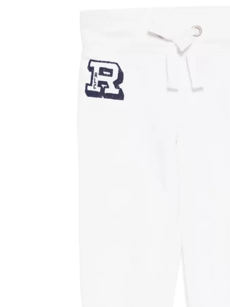 Spodnie dziecięce Polo Ralph Lauren białe