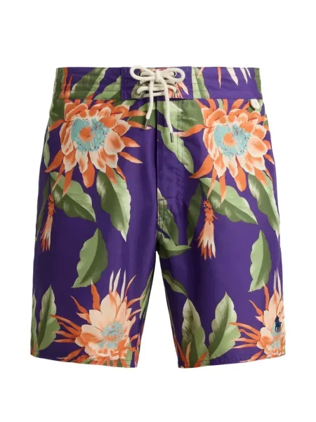 Blugi Polo Ralph Lauren cu model floral cu imagine violet