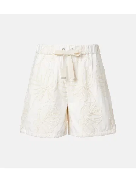Pantaloni scurți Moncler alb