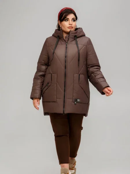 Зимова куртка All Posa коричневий