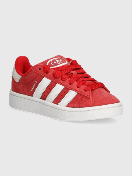 Sneakerși Adidas Originals din piele roșu
