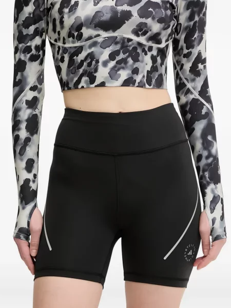 Шорти Adidas By Stella Mccartney с автограф черно