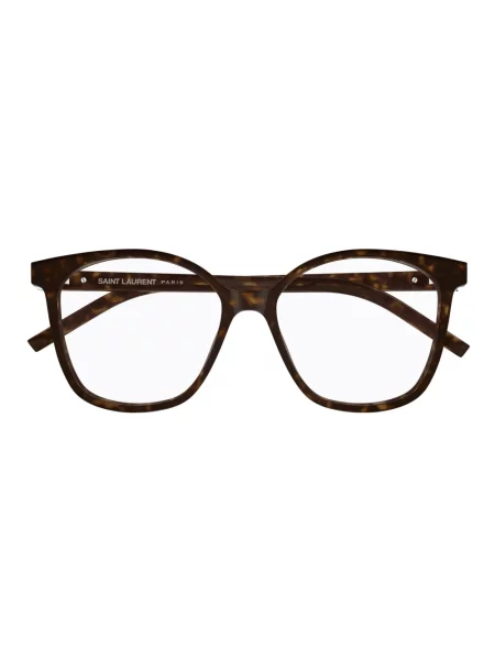 Okulary przeciwsłoneczne Saint Laurent brązowe