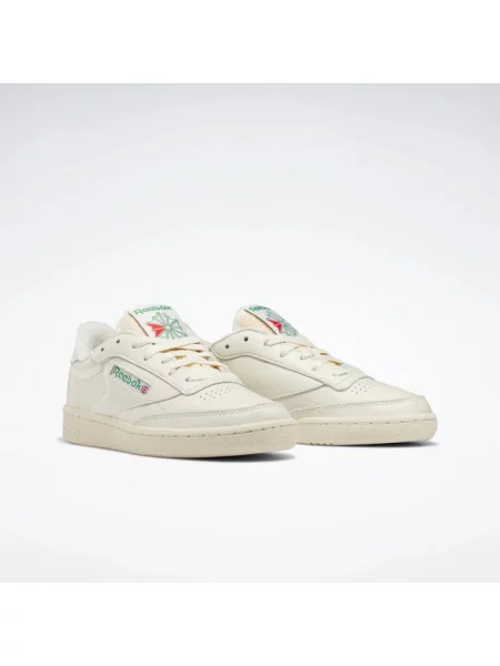 Sneakers Reebok Club C 85 Vintage Chalk/ Paper White/ Green EUR 43 zielone