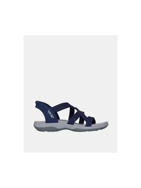 Strečové sandály Skechers modré