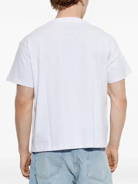 Tricou Rag & Bone cu decolteu rotund alb