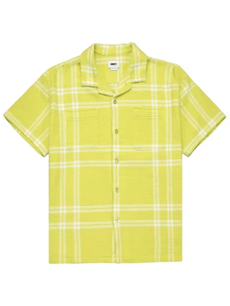 Obey Košile žlutá bílá