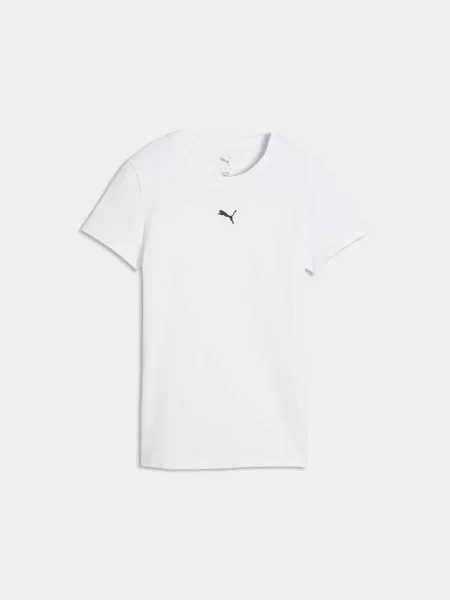 Футболка PUMA Ess Cat Logo Tee комбінований верх білий