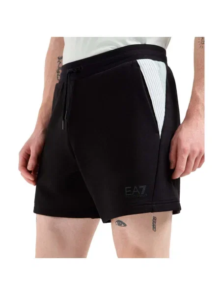 Emporio Armani Szövet rövidnadrág fekete