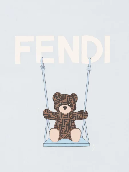 Torba dziecięca Fendi niebieska