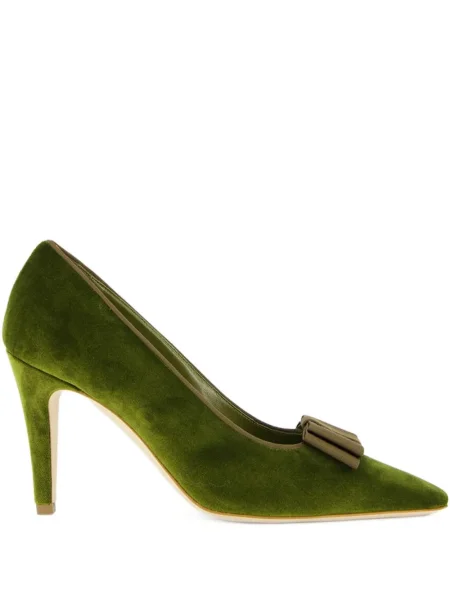 Pantofi cu toc Manolo Blahnik verde
