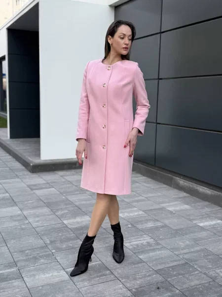 Пальто CAT ORANGE світло-рожевий вовна/поліамід рожеве