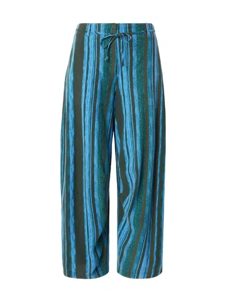 TOPSHOP Nadrág SALLIE égkék / benzin fekete