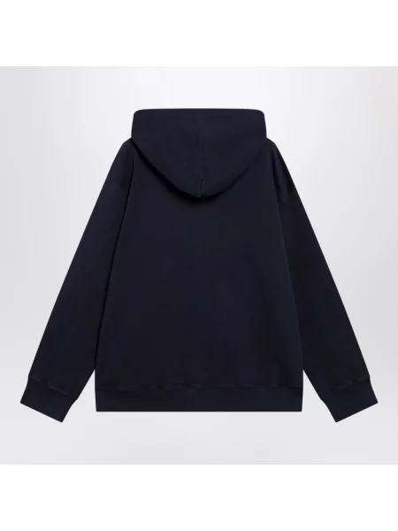 Bluza z kapturem Mm6 Maison Margiela niebieska