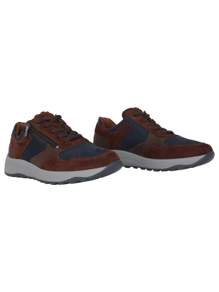 Sneakersy Waldläufer brązowe