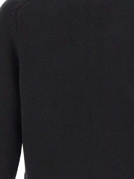 Gulerat cardigan Gran Sasso negru