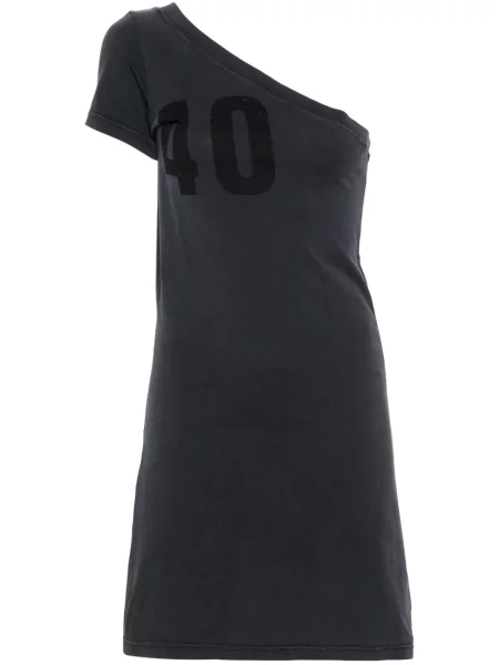 Rochie mini Courreges cu imagine de costum gri