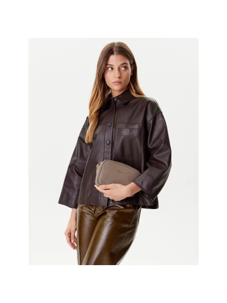 Patrizia Pepe Ročna torba rjava