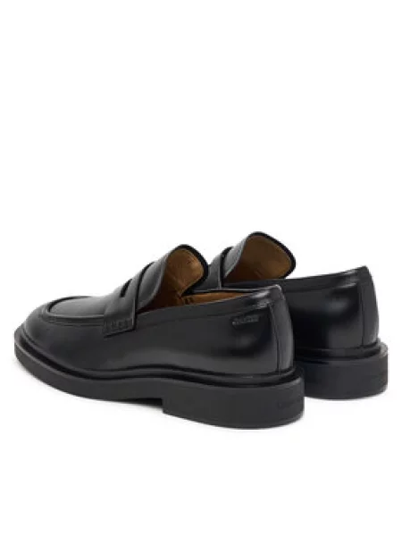 Cipele Calvin Klein Sq Rubber Band Loafer Wax Lth crna