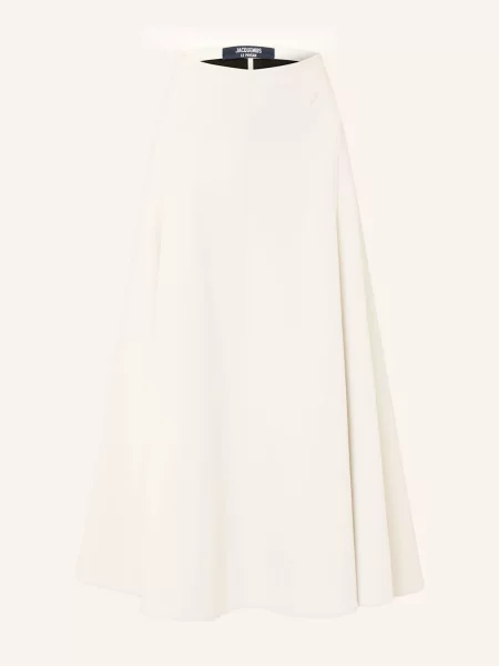 Jacquemus Spódnica La Jupe Triangle weiss
