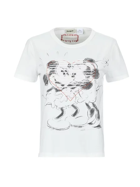 Tricou Desigual alb