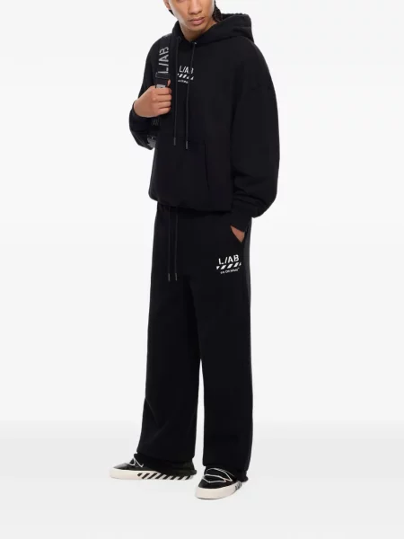 Pantaloni L/ab C/o Off-white alergare alb